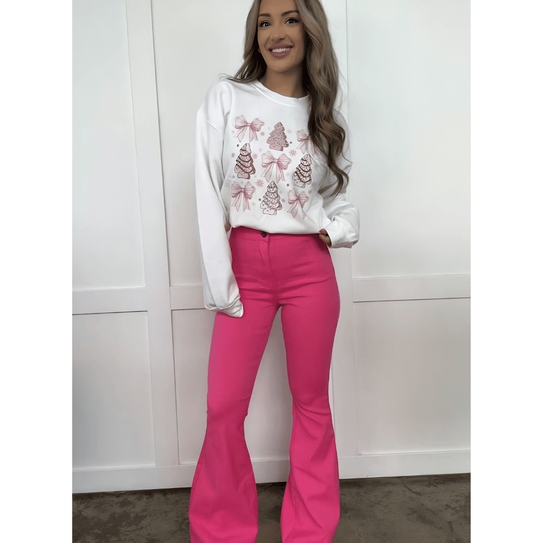 North Pole Flare Bundle (1 Surprise Christmas Crewneck + 1 Strechy Bow)