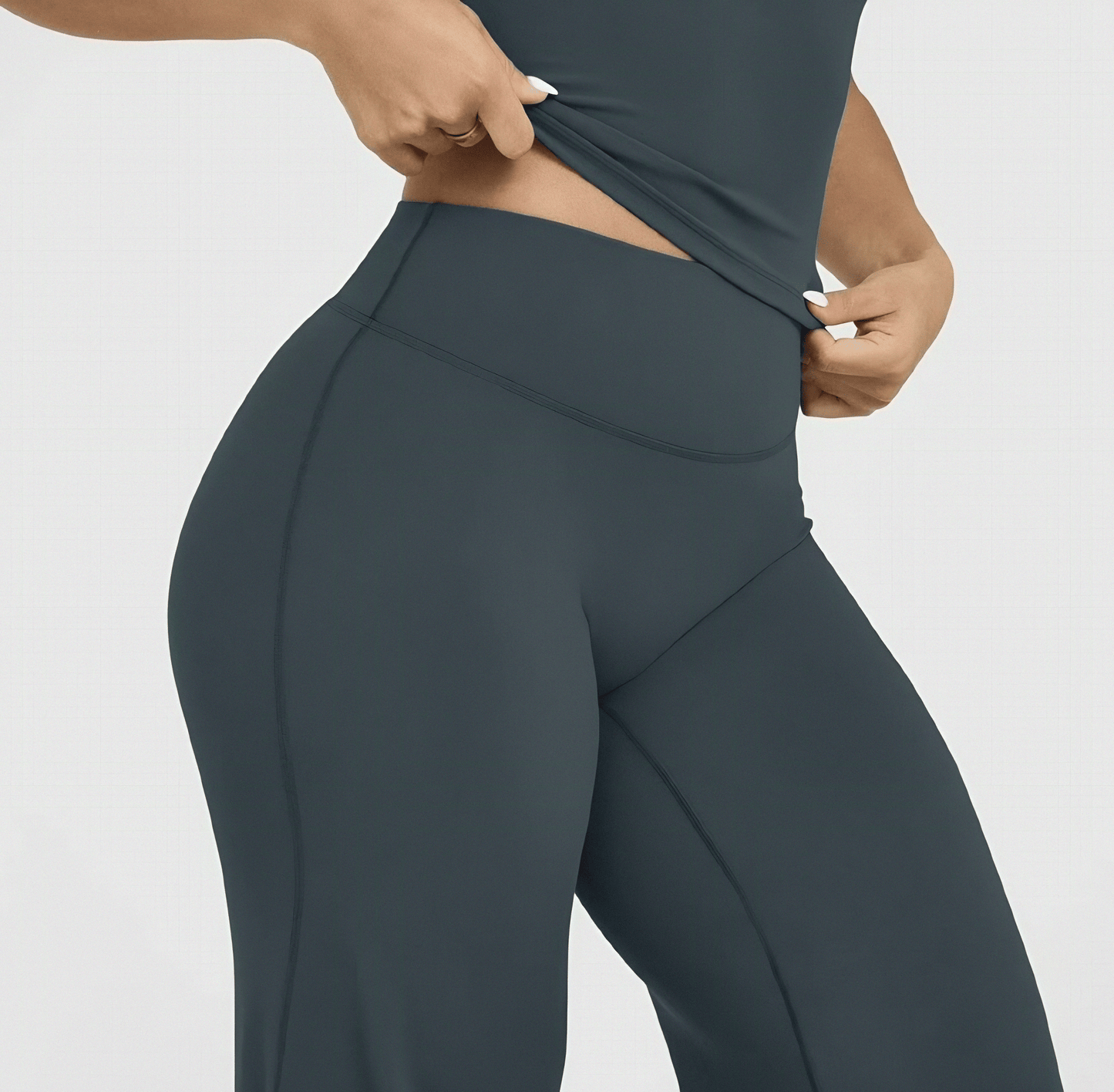 SoftFlex High-Waisted Straight Leg Pants