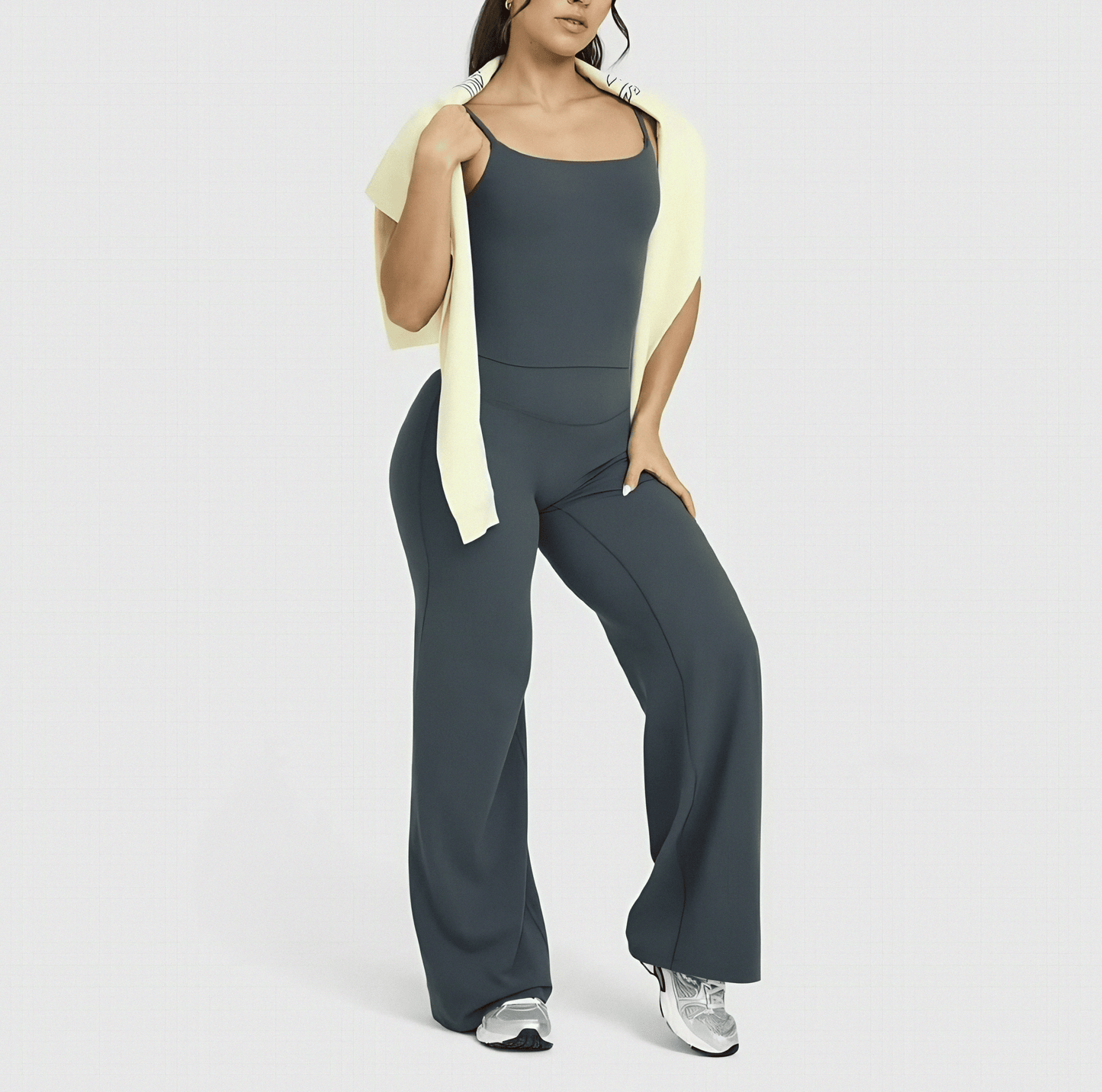 SoftFlex High-Waisted Straight Leg Pants