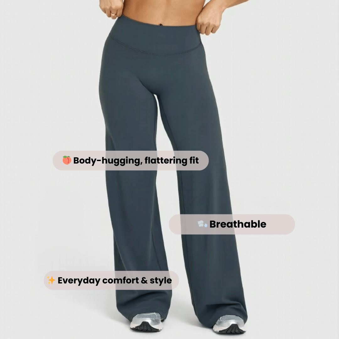 SoftFlex High-Waisted Straight Leg Pants